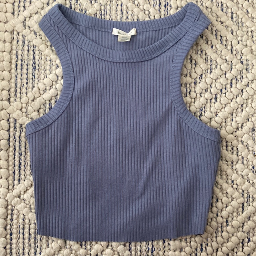 High Neck Crop Top